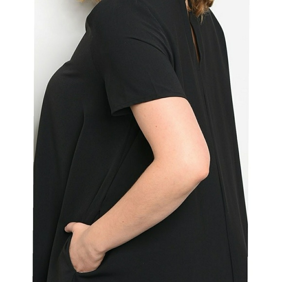 Black plus Size Sexy Dress - Picture 2 of 5